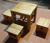 Bancos Y Mesa Madera Para Niños 3