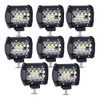 Kit 8 Faros Barra 20 Leds Luz Auxiliar Accesorio Moto 0