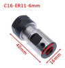 Adaptador Porta Collets Husillos Motor Router Cnc Er11a-6mm 1