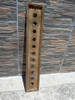 Antigua Base De Bronce Macizo Ex Botonera De Ascensor 52,5x9 0
