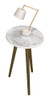 Mesa De Apoio Decorativa B02 Branco Carrara - Lyam Decor 0