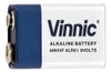 Bateria Alcalina Vinnic Alkaline 9 Volts Pila 1500mah. 2