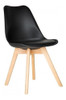Silla Eames Tulip Base Madera Haya Reforzada Con Almohadon 1