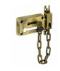 Cadena Seguridad Pasador Puerta Cerrojo Bronce Antiguo Herme 0