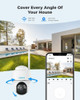 Cámara Seguridad Solar Wifi Exterior 360 Audio Google Alexa 3