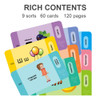 Talking Flash Cards Speech Toy Double Side Para Aprender Ing 6