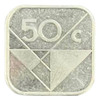 Aruba - 50 Cents - Año 2016 - Km #4 - Cuadrada 1