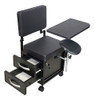 Cadeira Manicure Cirandinha Evolux Estofado Preto Gav Preta 2 Cadeira Manicure Cirandinha Evolux Estofado Preto Gav Preta 2