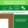 Lousa Quadro Branco Magnético 100x70 Moldura De Mdf 2