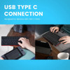 Mini Teclado Cableado Perixx 422 Usb Tipo C Español - -sdsh 1