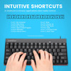 Mini Teclado Cableado Perixx 422 Usb Tipo C Español - -sdsh 5
