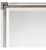 Espejo De Pared De 23  X 32 3/4  Con Hoja De Plata Metálica 1