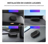 Led Intermitente Simulador Alarma Auto Antirrobo Usb Solar 4