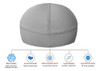 Casco De Enfriamiento De Perfil Bajo/forro De 2