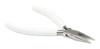 Pinza Plana Punta Fina 130mm Blanca The Beadsmith Armado 1