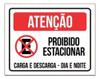 Placa Proibido Parar E Estacionar Carga E Descarga 0