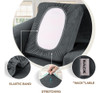 Juego Fundas Sillón 4pzas Lavables Suaves Gris Oscucuro 2