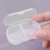 Case Pílulas Suplementos 2 Compartimentos Transparente 4