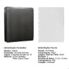 Fichário 30 Folhas Cédulas 2 Espaços 32x24 Cobra Fosco G 1
