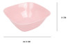 Ensaladera Cuadrada Plastica Rosa Crom 1