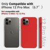Funda Aotesier Para iPhone 12 Pro Max Red 1