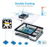 Miuzei Estuche Para Raspberry Pi 4, Raspberry Pi 4 B Estuche 2