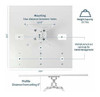 Montura Soporte De Techo Para Proyector Universal Vivo 1
