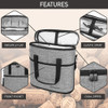 Bolsa Aislada Para 3 Botellas, Perfecta Para Picnic 3