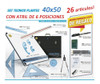 Kit De Dibujo Plantec Tablero 40x50 Con Atril 6 Pos 26 Art 1