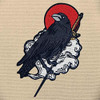 Patch Raven Na Espada Bordado Emblema Ferro Costurado Em 2
