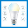 Lámpara Led Inteligente Philips Wiz 8w E27 Blanco - -sdshop 6
