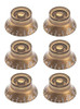 6pcs Yootones Guitar Bell Top Hat Knobs Perilla De Sombrero 0