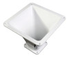 Corneta Difusor Bocina Larga Hard Power 2  Blanca Aluminio 0