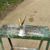 Antiguo Ormamento De Capot Cisne  Pato 3