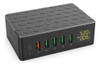 Portas De Carregador Usb Hub Estação Usb-a De Carregamento D 5