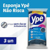 Kit 6 Esponja Antibac Ypê Não Risca 18 Un Formato Anatômico 3