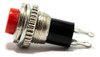 3 Pulsadores Normal Abierto 12mm Orificio 10mm 1a 250v Rojo 1