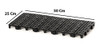 Kit 10 Estrado Plástico 25x50 Cm (4.000 Kg/m2) - Preto 4