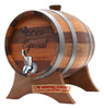 Barril Envelhecer Pinga Vinho Cerejeira 6l Com Torneira Abs 2
