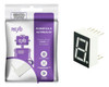 6x Módulo Display 7 Segmentos 1 Dígito Ânodo Vermelho - Roxo 0