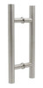Manijon Barral Doble Acero Inoxidable Puerta 1000mm 0