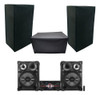 Kit Capas Mini System Sony Fst-sh2000   Resistente A Água 0