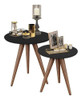 Conjunto Mesa Lateral De Apoio Retrô Pés Palito Fcwt 1