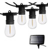Sunthin 48ft Solar String Light Outdoor, Usb Recargable Pati 0