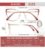 Ladeesse Gafas De Lectura De Ojo De Gato Con Multienfoque Pr 1