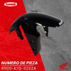 Guardabarro delantero honda cb 190 negro Original 7