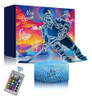 ~? Nice Dream Hockey Player Night Light Para Niños, Lámpara 0