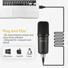 Microfono Zingyou Zy-ua1usb Bundle Zy-ua1 Pc Laptop Recordin 3