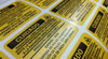 150 Etiquetas Autoadhesivas Stickers Resistente Agua 4x4 Cm 0