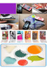 150 Etiquetas Autoadhesivas Stickers Resistente Agua 4x4 Cm 6